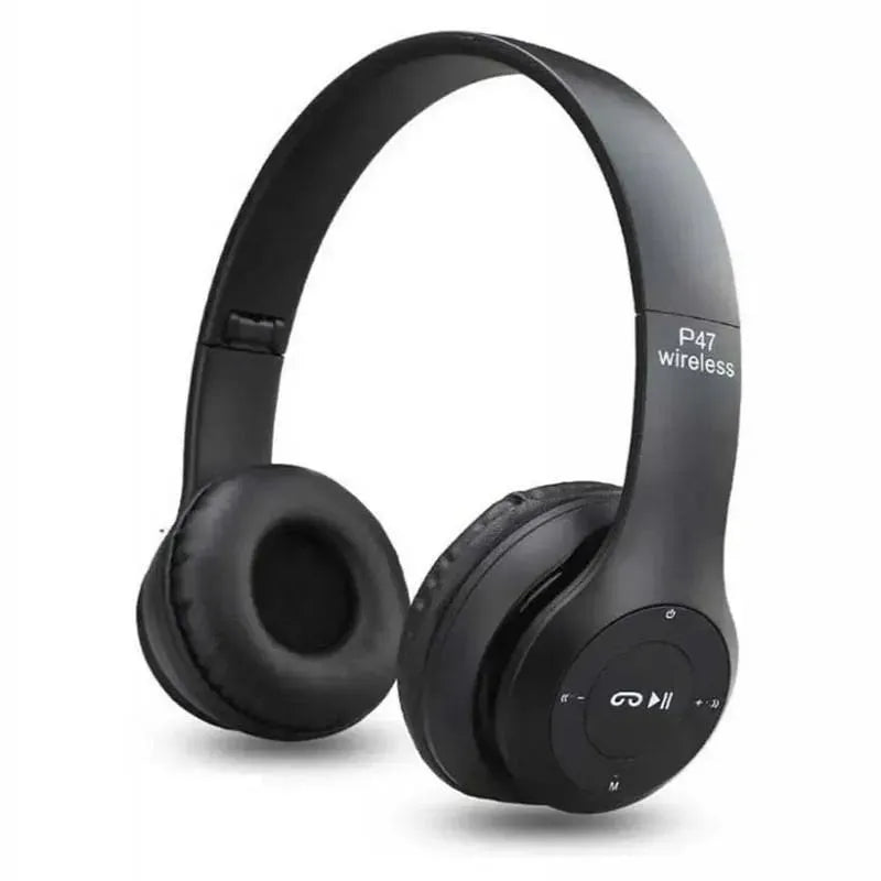 Bluetooth over-ear headphones with comfortable fit and modern design