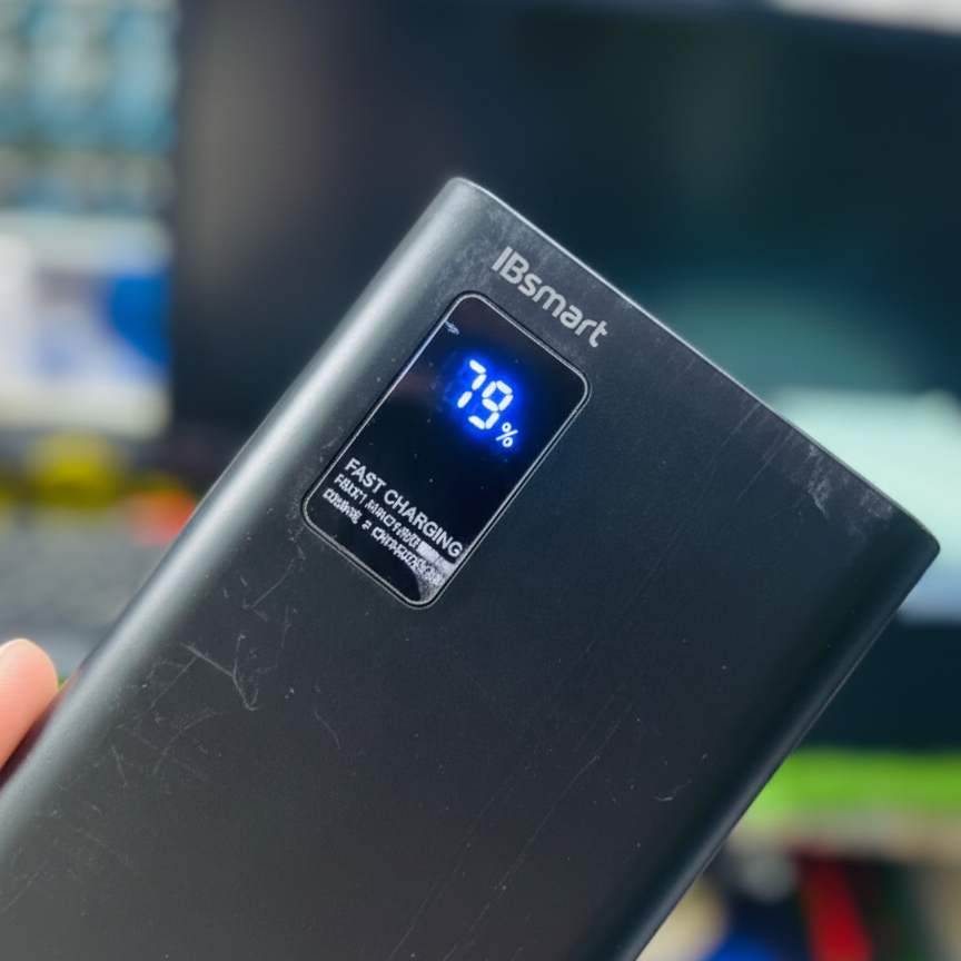 IBsmart 20000mAh Power Bank | 66W PD Fast Charging | Digital Display | Portable Polymer Power Bank