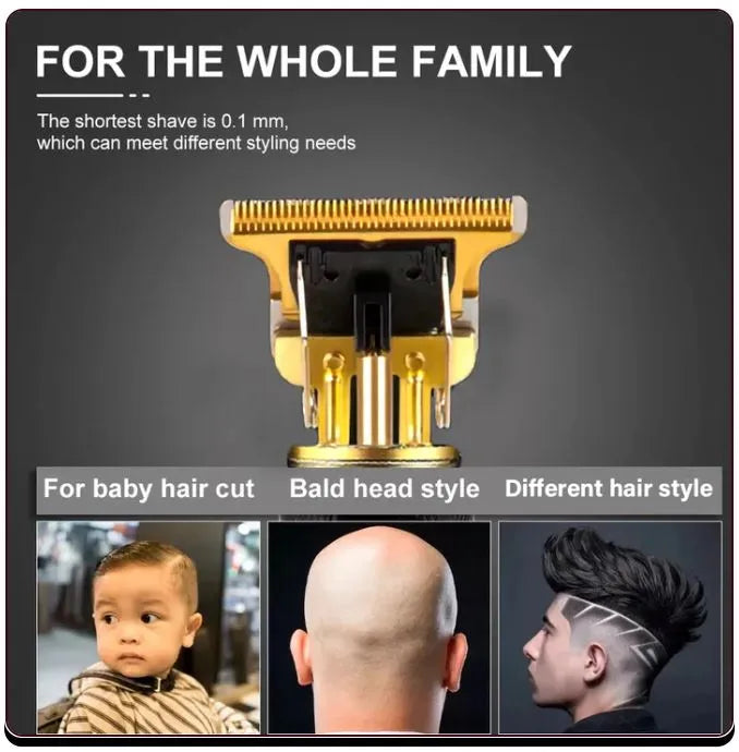 T9 cordless beard and hair trimmer for grooming and shaving