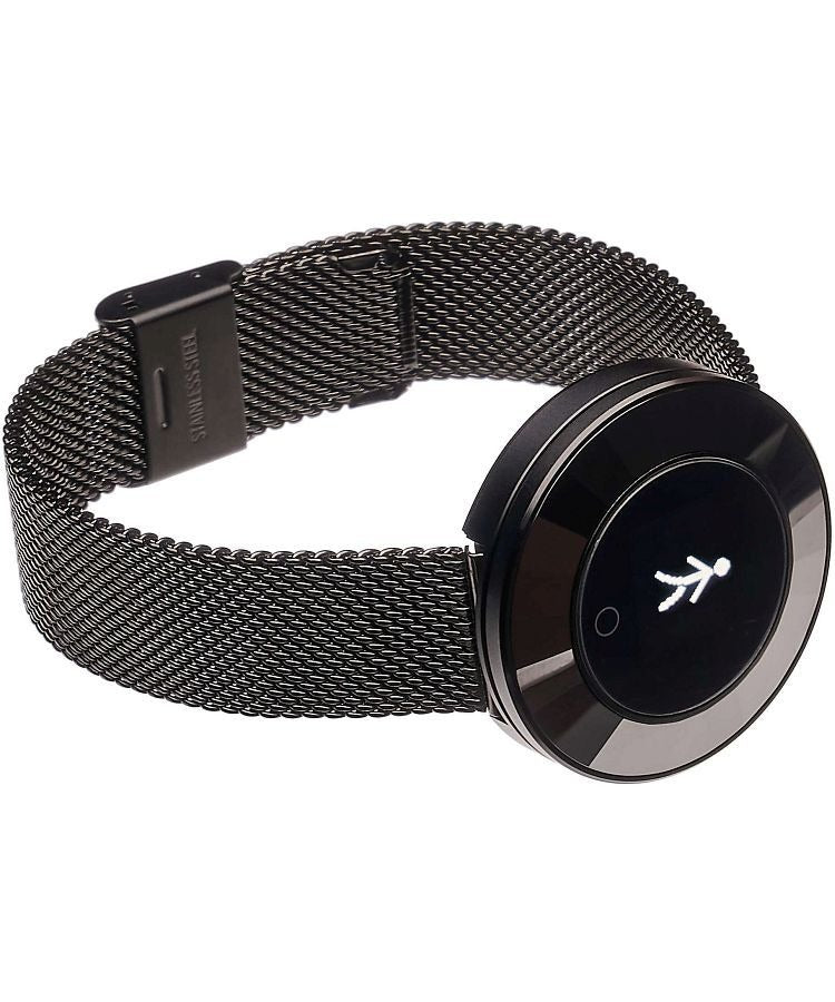 Ladies Smart Watch with Mesh Strap - Stylish Digital Wristwatch