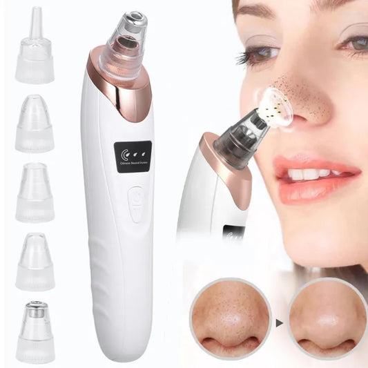 Electric blackhead remover device for deep pore cleansing and clear skin
