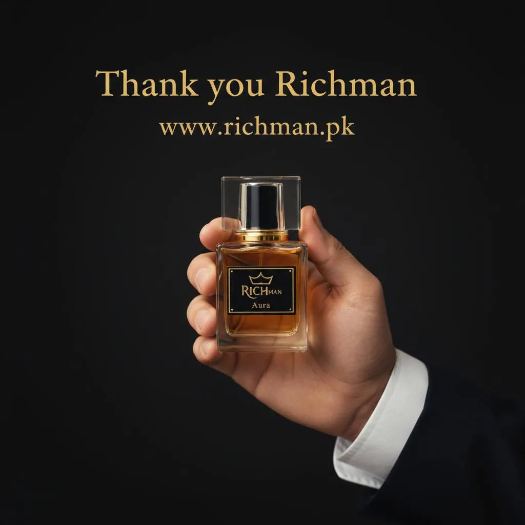 RichMan Aura Perfume for Men, Long Lasting Bold Spicy Scent.