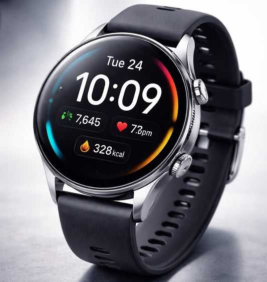 Active 2 Smart Watch | 1.3-Inch Full Touch Screen | 20mm Silica Gel Strap | Portable & Adjustable